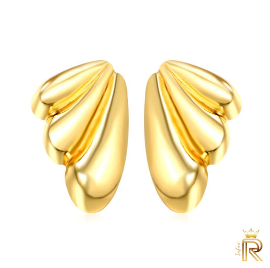 Butterfly style 18K Gold, Rich design, Summer design, Professional, Office style earring, Graduation Gift