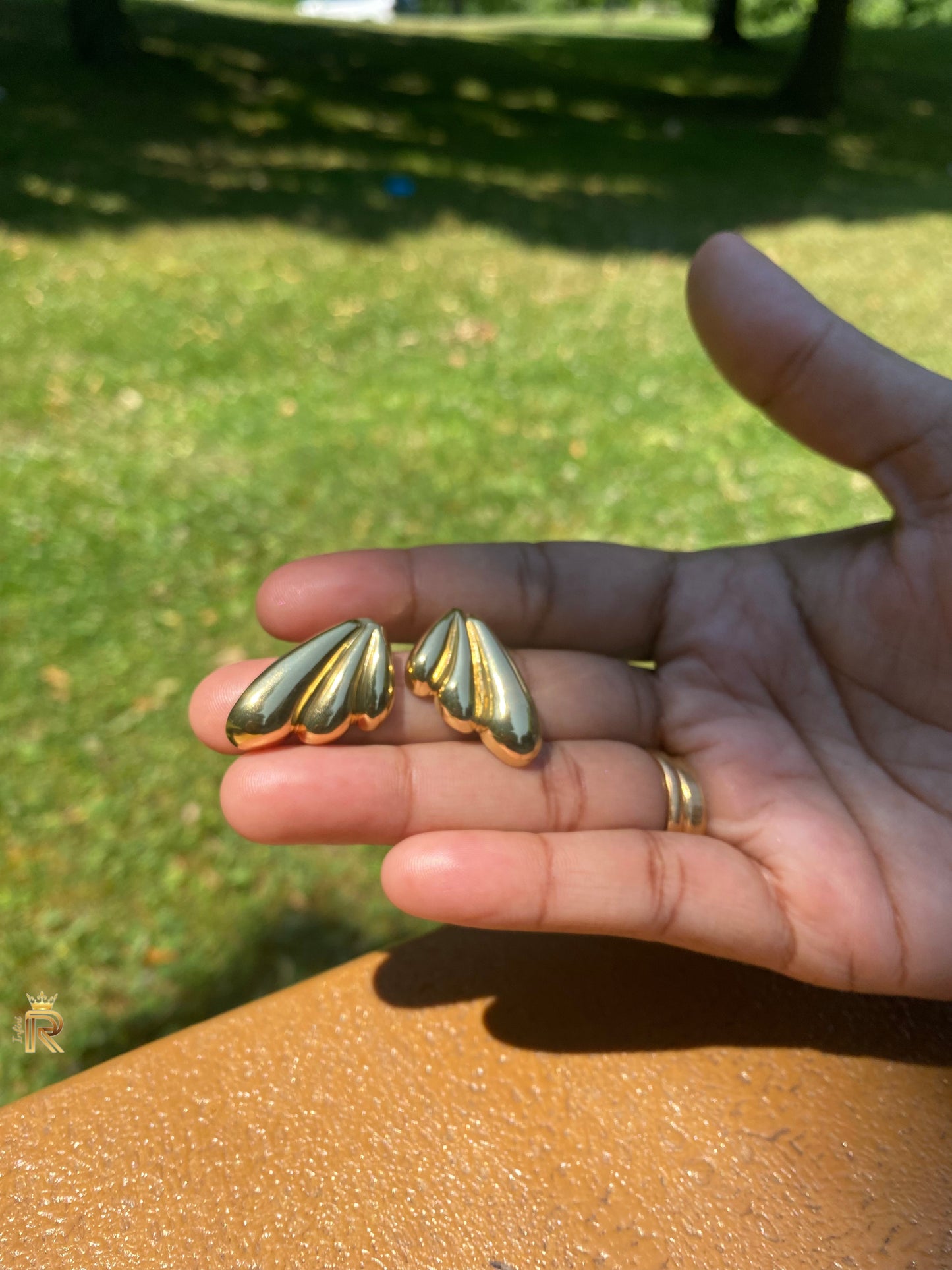 Butterfly style 18K Gold, Rich design, Summer design, Professional, Office style earring, Graduation Gift